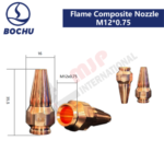 BOCHU Original Flame Composite Nozzle M12*0.75