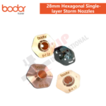 Bodor Original 28mm Hexagonal Single-layer Storm Nozzles (10pcs)