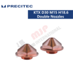 Precitec Original KTX D30 M15 H18.6 Double Nozzles